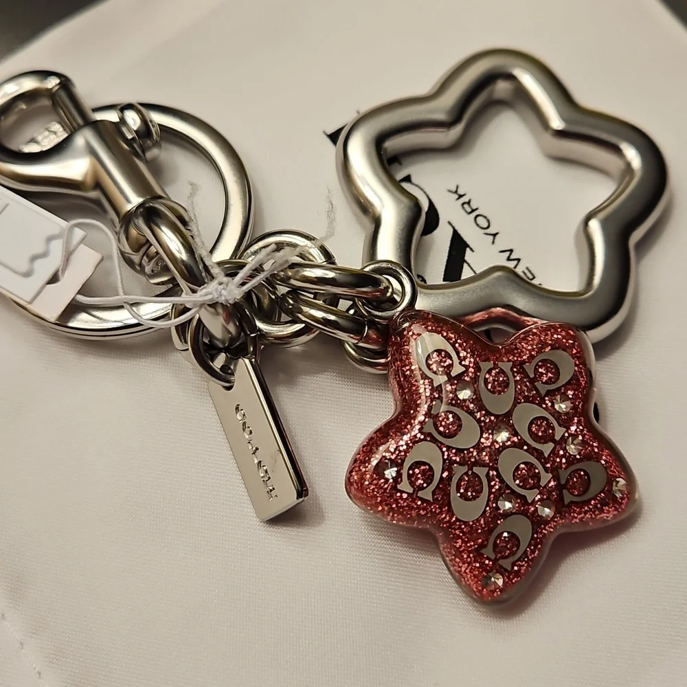 Coach Star Bagcharm With Dustbag NWT